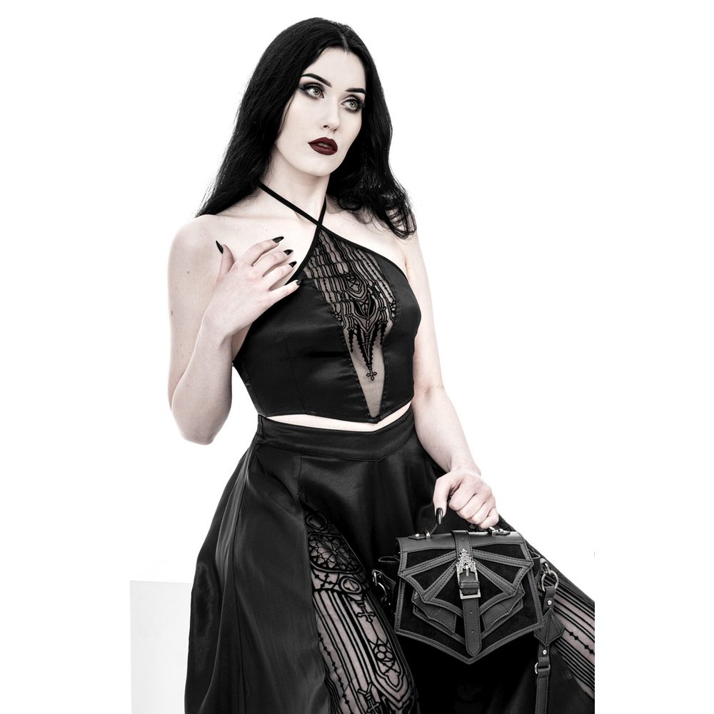 Restyle - Afterlife Ärmelloses Top - Schwarz